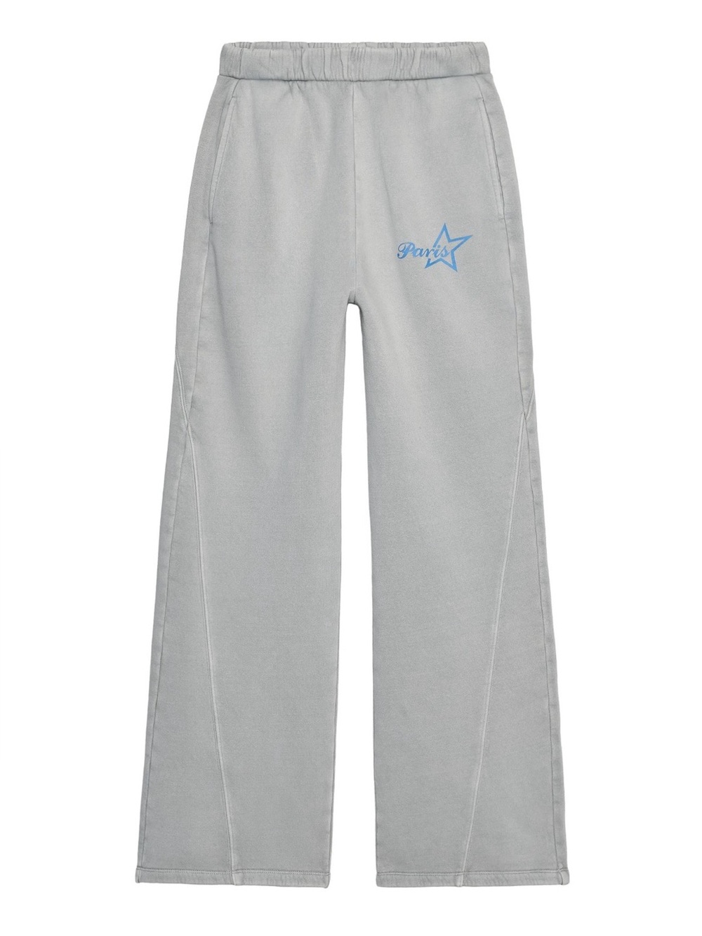 Zara Grey Track Pants with Blue Star Detail